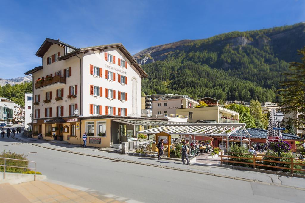 Hotel Heilquelle-Leukerbad-Therme Bagian luar foto