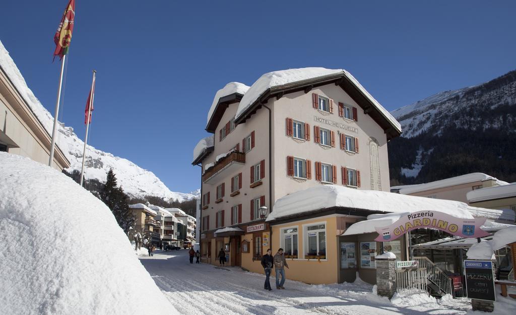 Hotel Heilquelle-Leukerbad-Therme Bagian luar foto