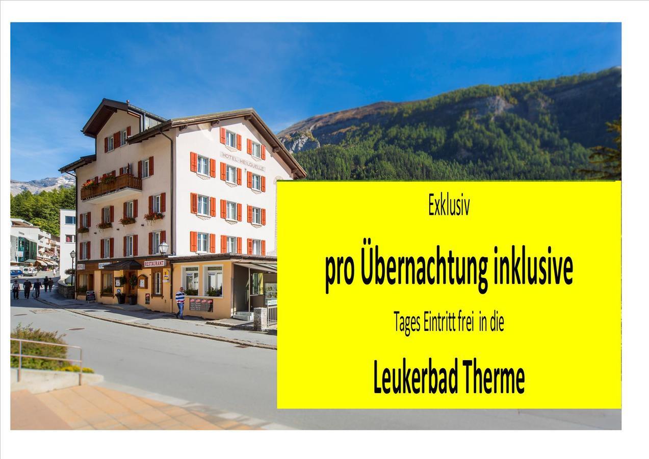Hotel Heilquelle-Leukerbad-Therme Bagian luar foto
