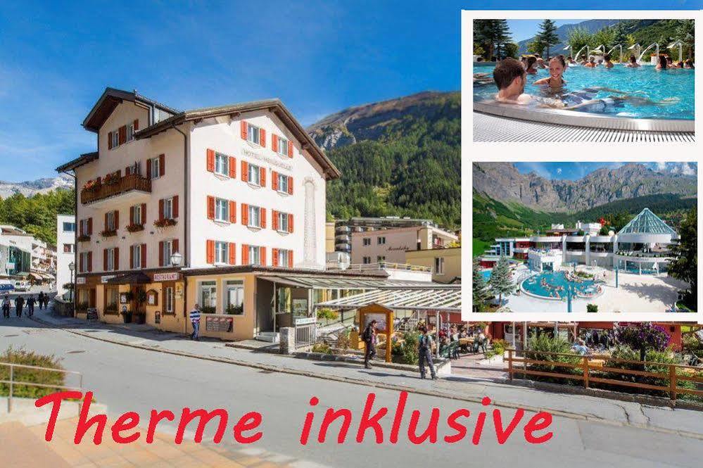 Hotel Heilquelle-Leukerbad-Therme Bagian luar foto