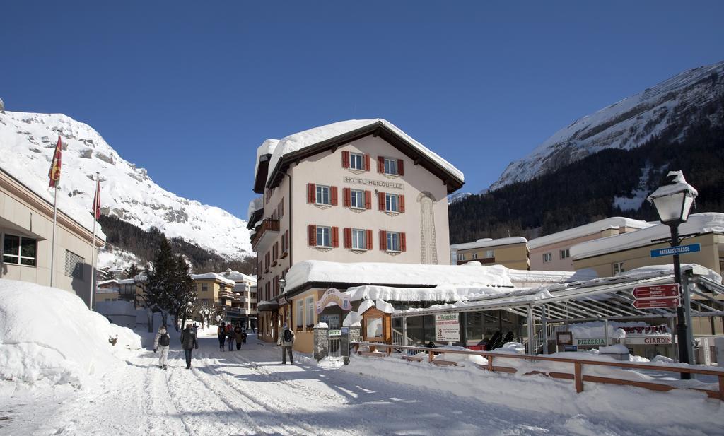 Hotel Heilquelle-Leukerbad-Therme Bagian luar foto